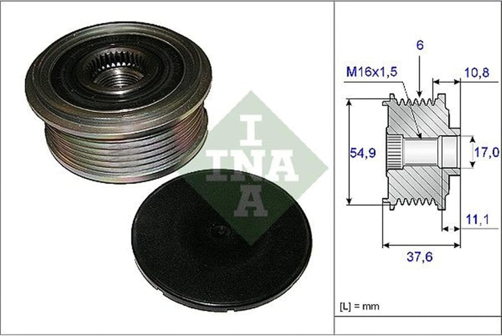 INA 535 0123 10 Generatorfreilauf