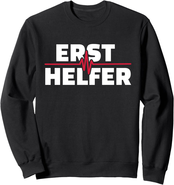 Ersthelfer Herzschlag Sweatshirt