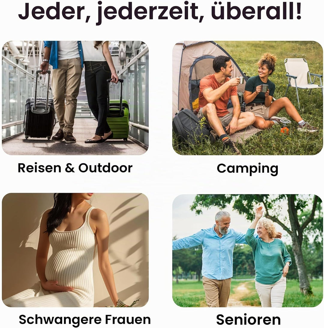 VOVO Go Tragbare Elektrische Reisebidet – 2 Einstellbare Druckstufen, Kompaktes Handbidet, Ideal Für