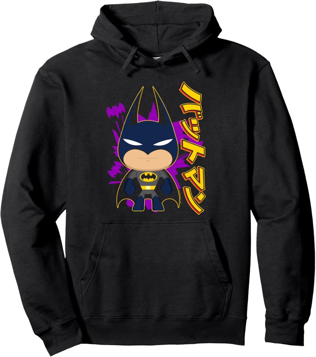 Batman Cute Kanji Character Pullover Hoodie