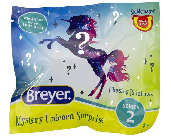 Breyer Pferde Stablemate Mystery Unicorn Surprise: Jagd Regenbögen, Blindtasche #6056