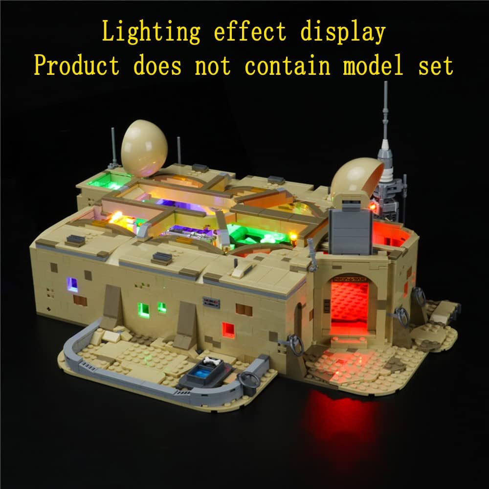 GEAMENT LED Licht-Set Kompatibel mit Lego Mos Eisley Cantina - Beleuchtungsset für Star Wars 75290 B