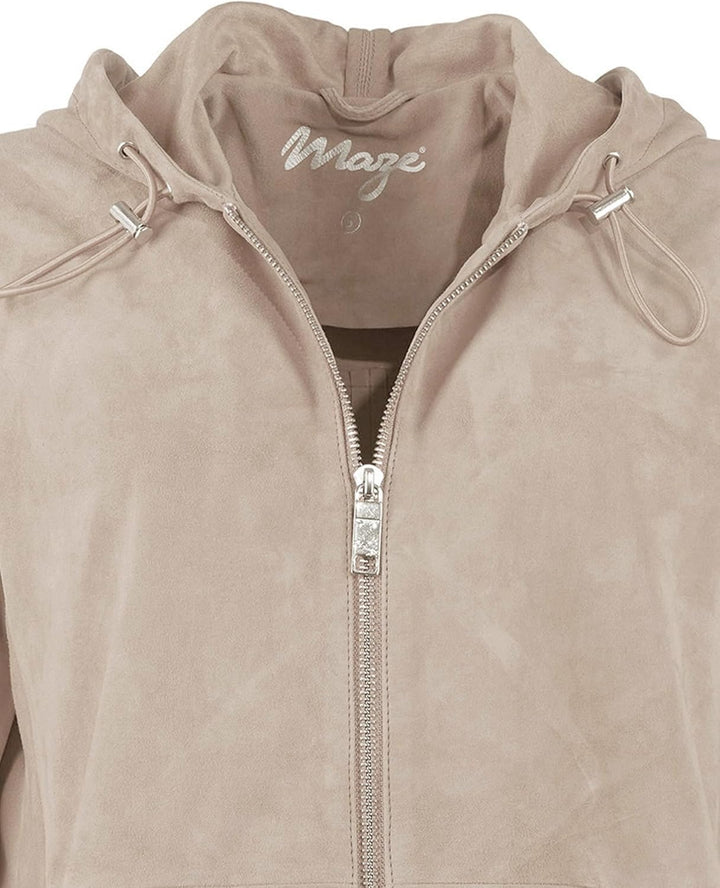 MAZE Damen Lederjacke 4202192 XL greige, XL greige