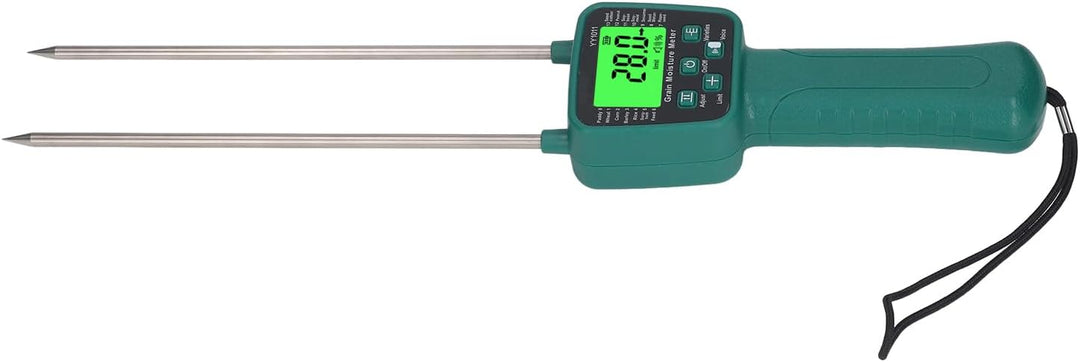 Heu-Feuchtigkeitsmesser, Klares LCD-Display, Tragbarer Heu-Feuchtigkeitstester mit Sprachübertragung