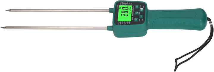 Heu-Feuchtigkeitsmesser, Klares LCD-Display, Tragbarer Heu-Feuchtigkeitstester mit Sprachübertragung