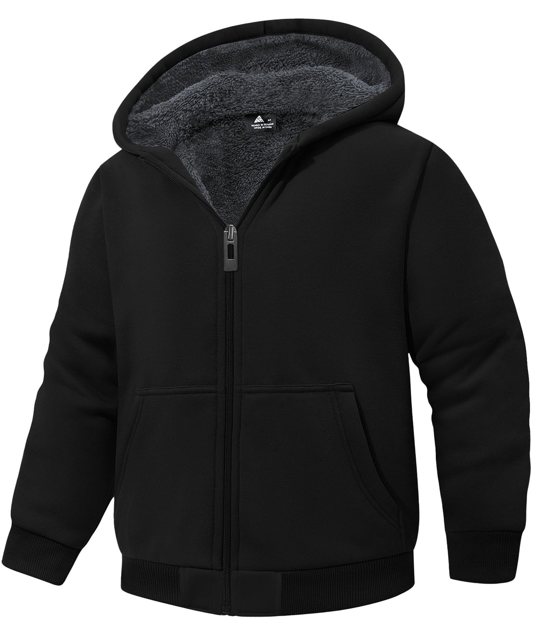LLdress Fleecejacke Jungen Kapuzenpullover Mit Zipper Kinder Hoodie JungnsWarm Kapuzenjacke Causal W