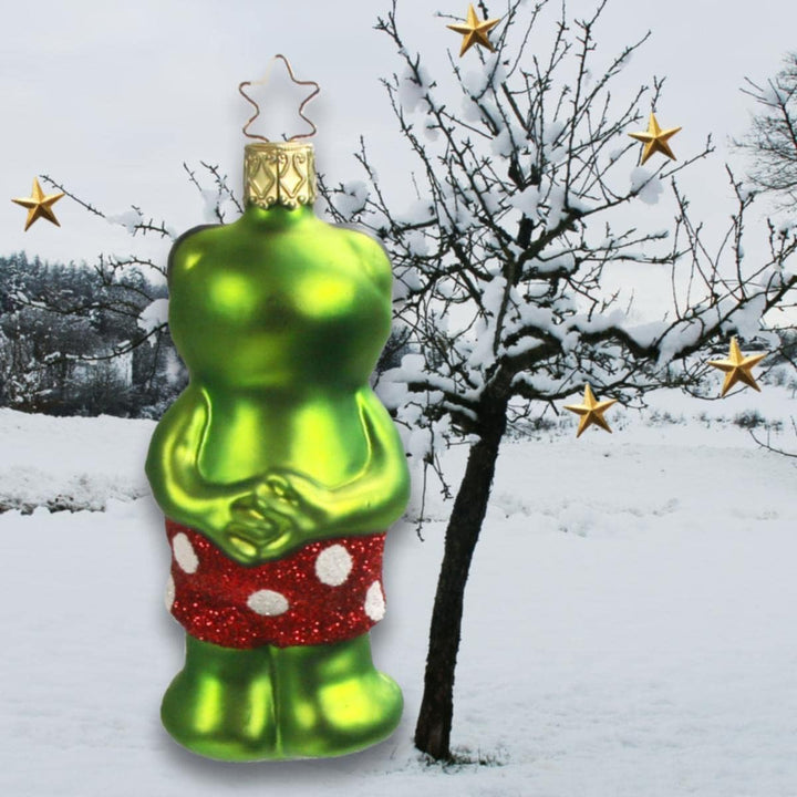 Inge-glas® Weihnachts-Hänger Frosch Plitsch-Platsch | IG-10099S022 | 4061752134470