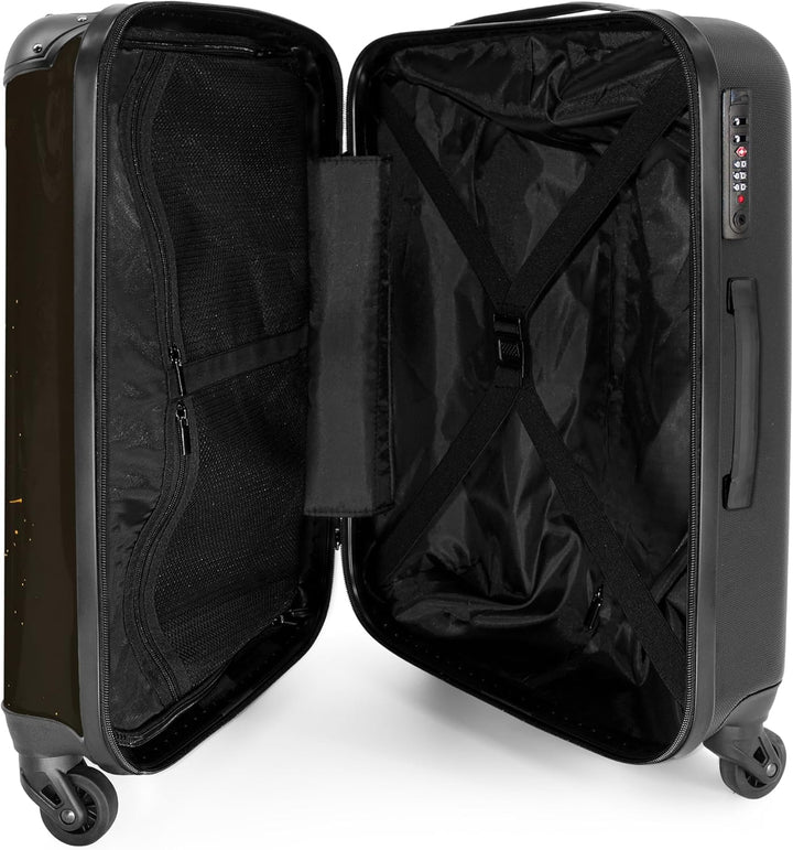 Reisekoffer 67cm 72L Reisetasche - Grosser Hartschalenkoffer mit Rollen, Leichtgewicht Trolley, Koff