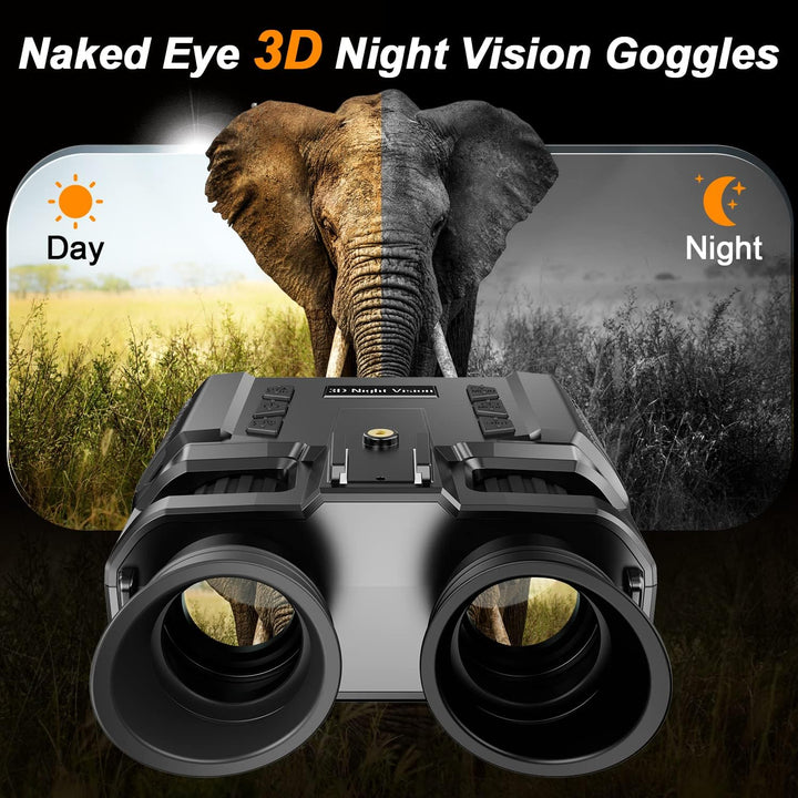 Nachtsichtgerät, Nachtsichtbrille Kompatibel mit Fast Mich Helm, 8-facher Digitaler Zoom, 7-Gang Inf