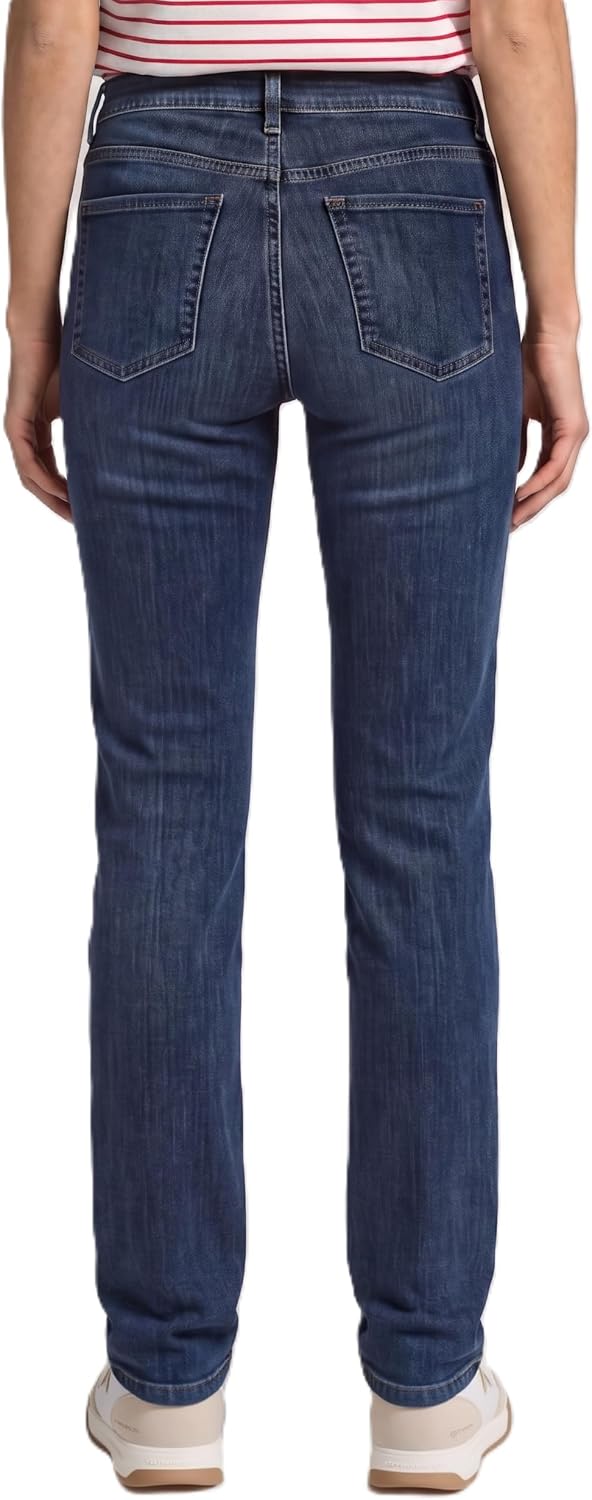 TOM TAILOR Damen Alexa Straight Jeans 26W / 32L 10282 - Dark Stone Wash Denim, 26W / 32L 10282 - Dar