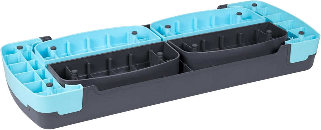 Rebel Step Für Aerobic und Training Fitness 3 Stufen Grau-Blau RBA-3225-BL