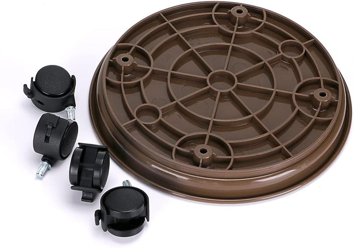 Skelang 30cm Rollbarer Blumentopfständer, Rollbarer Pflanzenständer, Pflanzenständer mit Universalra