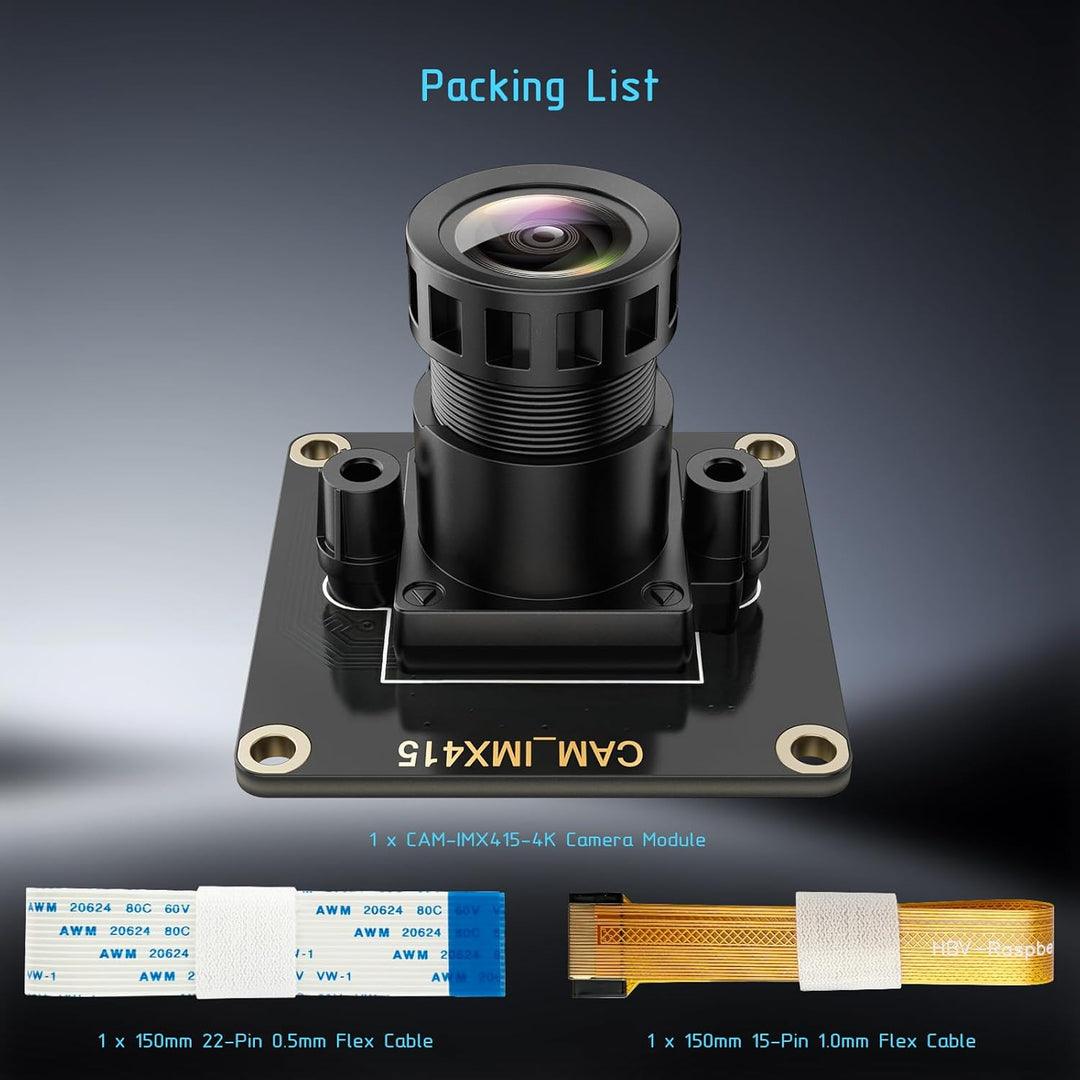 InnoMaker 4K 8MP Kamera-Modul für Raspberry Pi, Original STARVIS IMX415 Sensor 3864x2192@30FPS, 99°