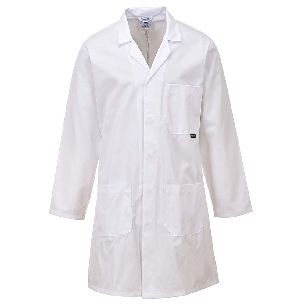 Portwest Standard-Kittel. Farbe: Weiss. Grösse: 4XL. C852WHR4XL. 4XL Weiss, 4XL Weiss