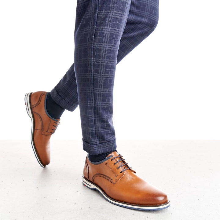 LLOYD Herrenschuh Detroit, moderner Halbschuh aus Leder mit Gummisohle, 40 EU