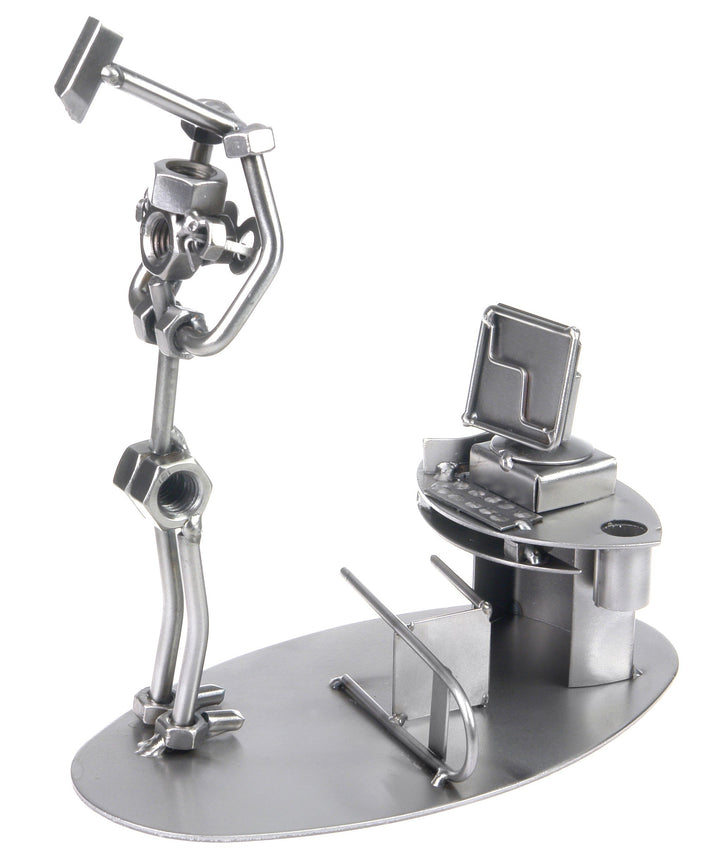 metalman24 Schraubenmännchen PC Crash Büro Börsencrash I Handarbeit I Geschenkidee I Metallfigur I M