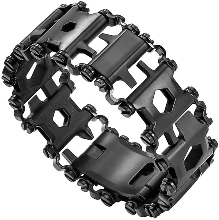 29-in-1-Multifunktionswerkzeug aus Edelstahl, Armband, Schraubendreher, Schraubenschlüssel, Flaschen