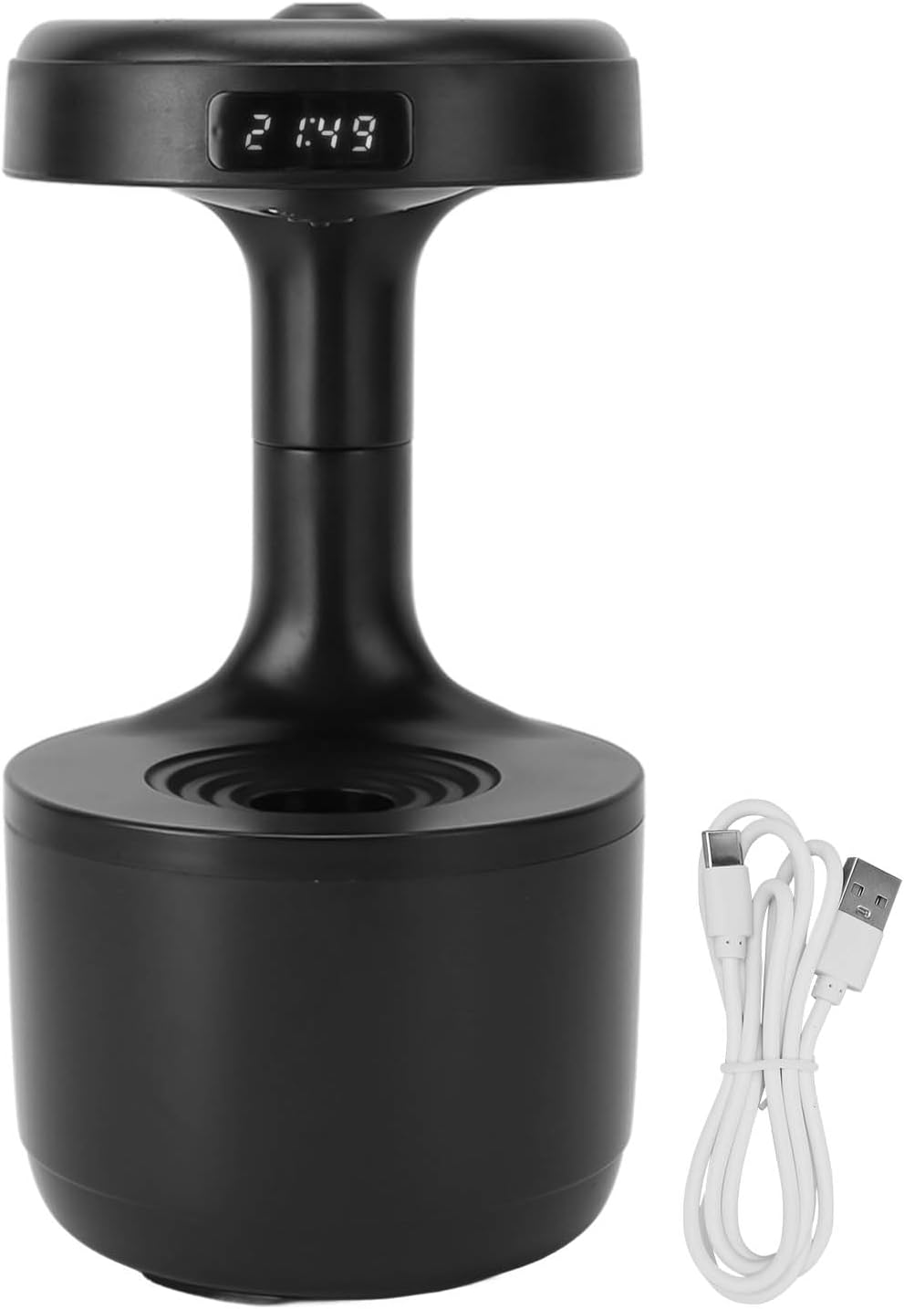 Luftbefeuchter 800ml, Portable Raumluftbefeuchter mit Schwebender Wassertropfen Design, Ideal für Sc