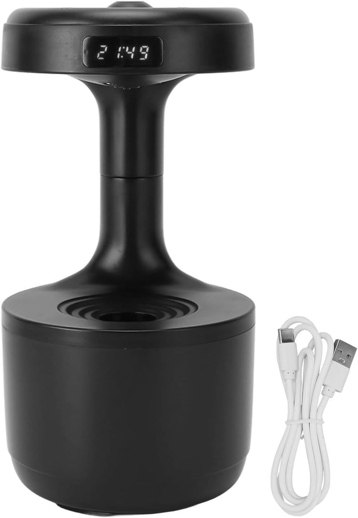 Luftbefeuchter 800ml, Portable Raumluftbefeuchter mit Schwebender Wassertropfen Design, Ideal für Sc