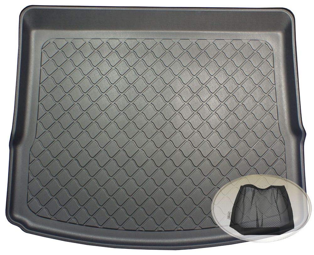 Z3291047 Gummierte Kofferraumwanne fahrzeugspezifisch + Klett-Organizer (Laderaumwanne, Kofferraumma