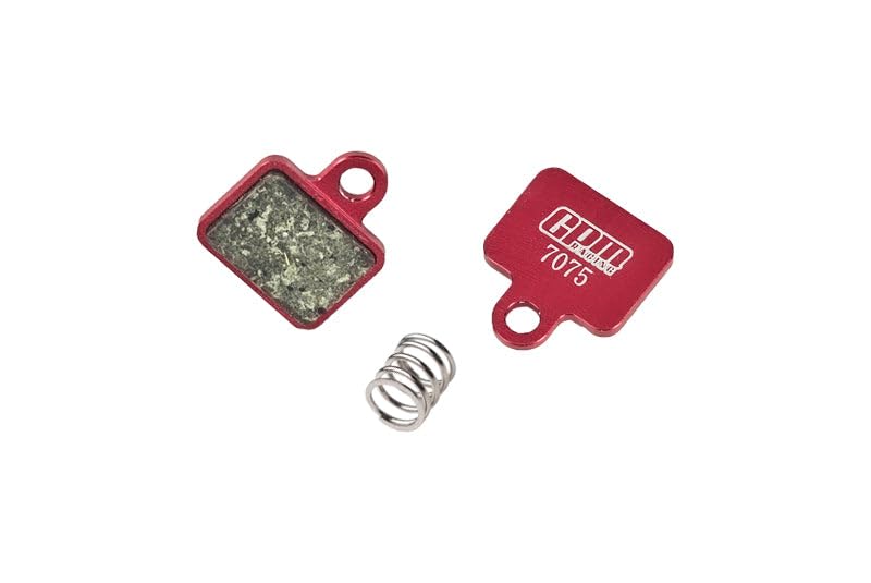 GPM Aluminium 7075 and Inlaid Friction Material Front Brake Pad for LOSI 1:4 Promoto-MX Motorcycle D