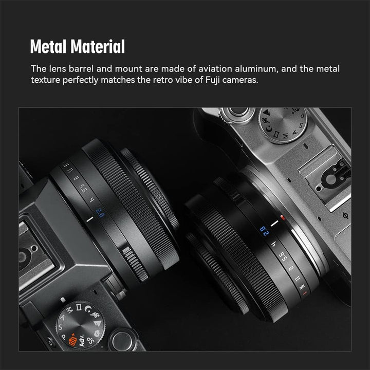 TTArtisan 27 mm F2,8 Metallgehäuse, Autofokus, AF-Objektiv, kompatibel mit Sony E-Mount, Schwarz AF2