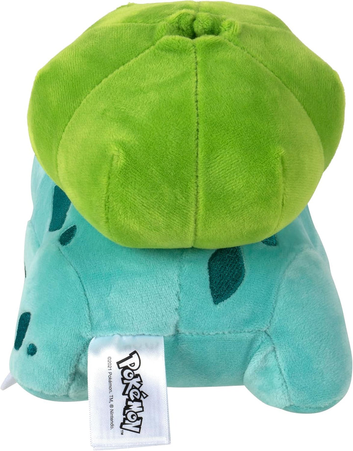 Pokémon PKW0498-20cm Plüsch - Bisasam, offizielles Plüsch Bulbasaur, Bulbasaur