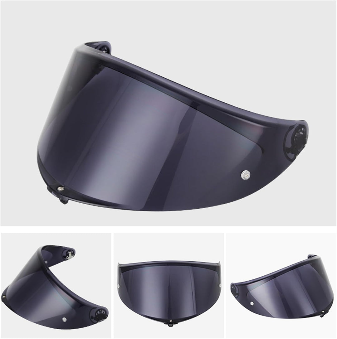 Shkalacar Helmvisier Ersatz für AGV K6 K6S, Integralhelm Visier UV-Beständig, Beschlagfrei und Kratz