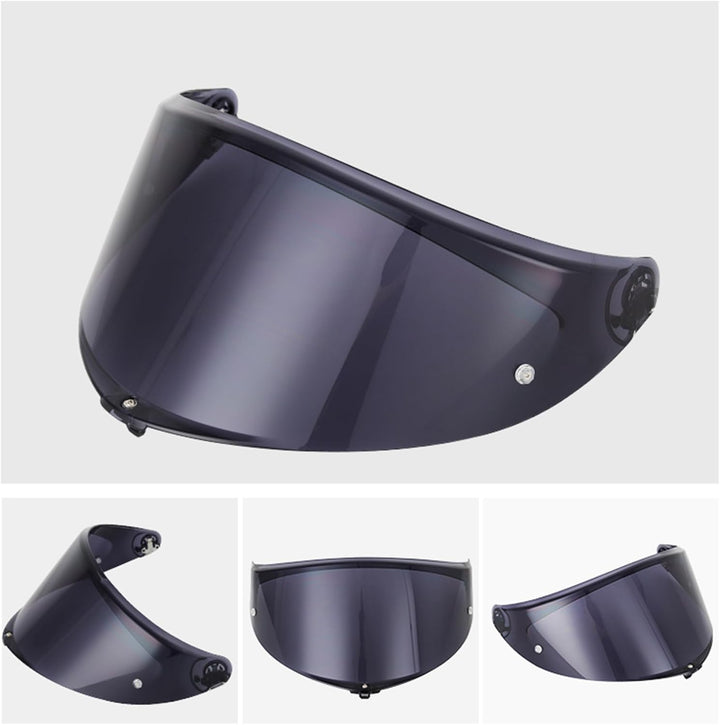 Shkalacar Helmvisier Ersatz für AGV K6 K6S, Integralhelm Visier UV-Beständig, Beschlagfrei und Kratz