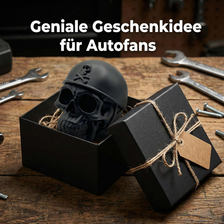 Totenkopf Anhängerkupplung Abdeckung – Schutzkappe für 50mm Kugelkopf – Schädel Design – Robuster Ku
