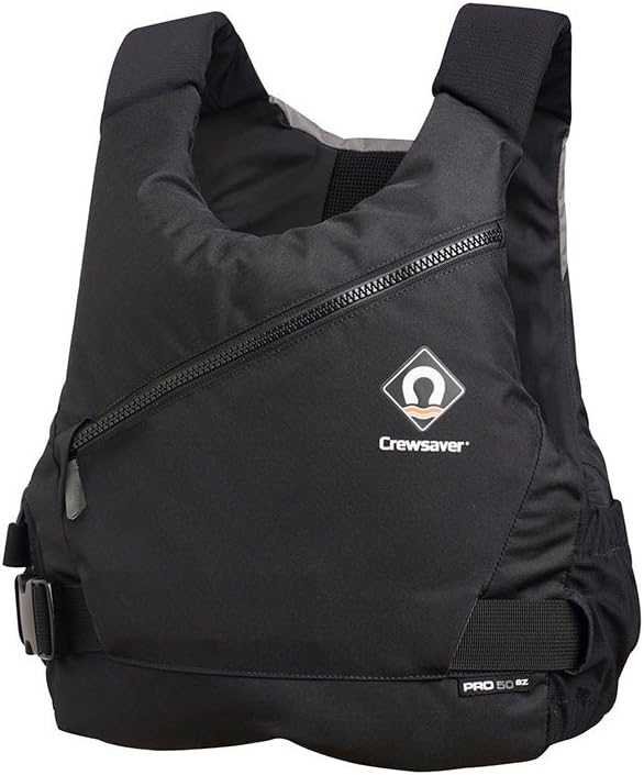 Crewsaver Pro Sz Seitliche Reissverschluss Schwimmhilfe 2023 - Schwarz/Grau M/L, M/L