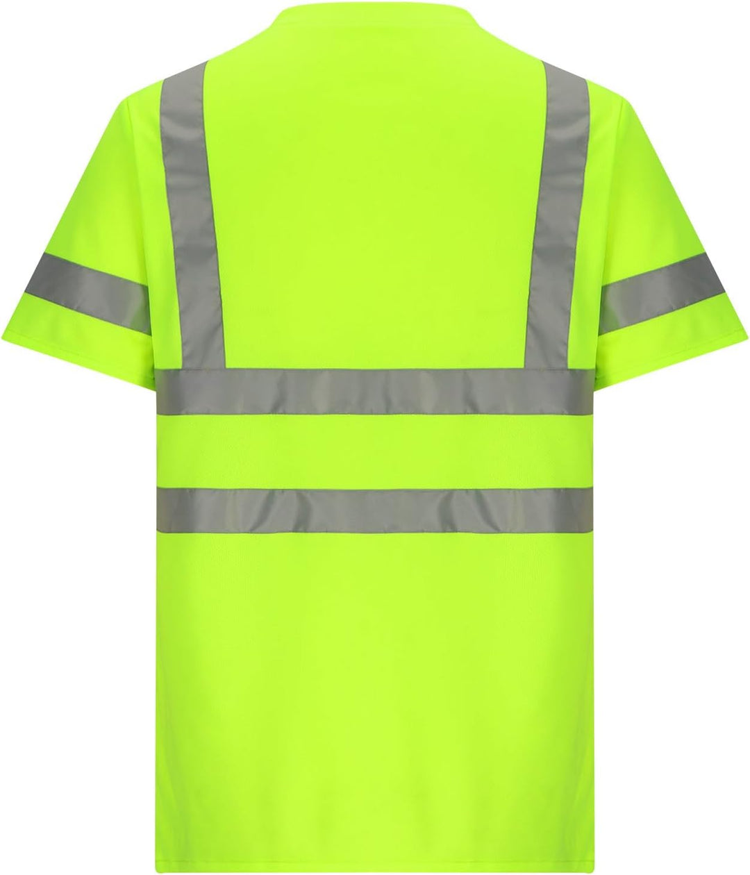 Herren Warnschutz T-Shirt Kurzarm Arbeitsshirt Arbeits Warnshirt Reflektierende Zonen Arbeitshemd Le