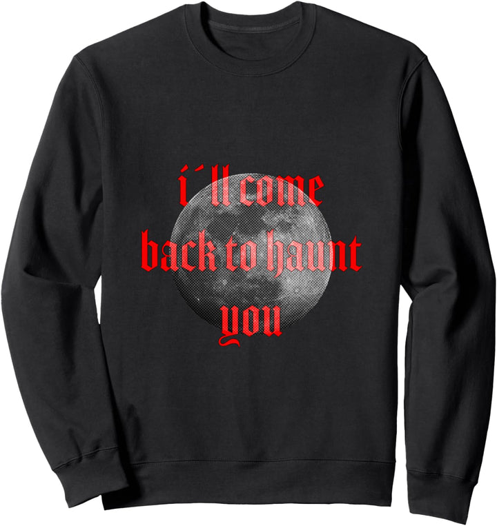 Vampir Ästhetik Gothic Mond Horror Fan Spuck You Sweatshirt