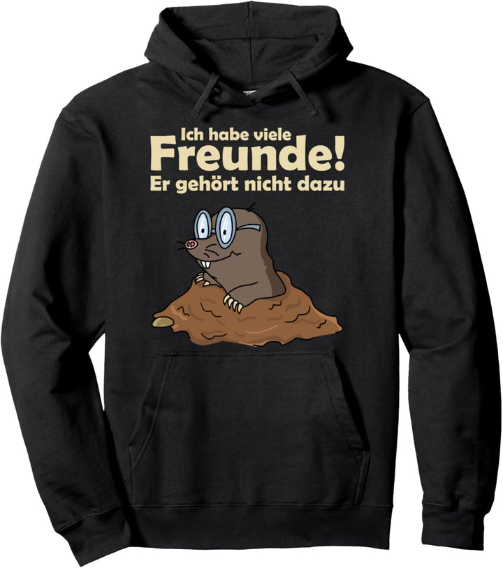 Lustig Witzig Maulwurf Freund Maulwurfshügel Garten Gärtner Pullover Hoodie