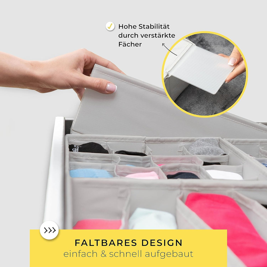 HOMENDO® Organizer für IKEA PAX Schrank – optimierte Fächer, abwaschbar, biologisch abbaubarer Premi