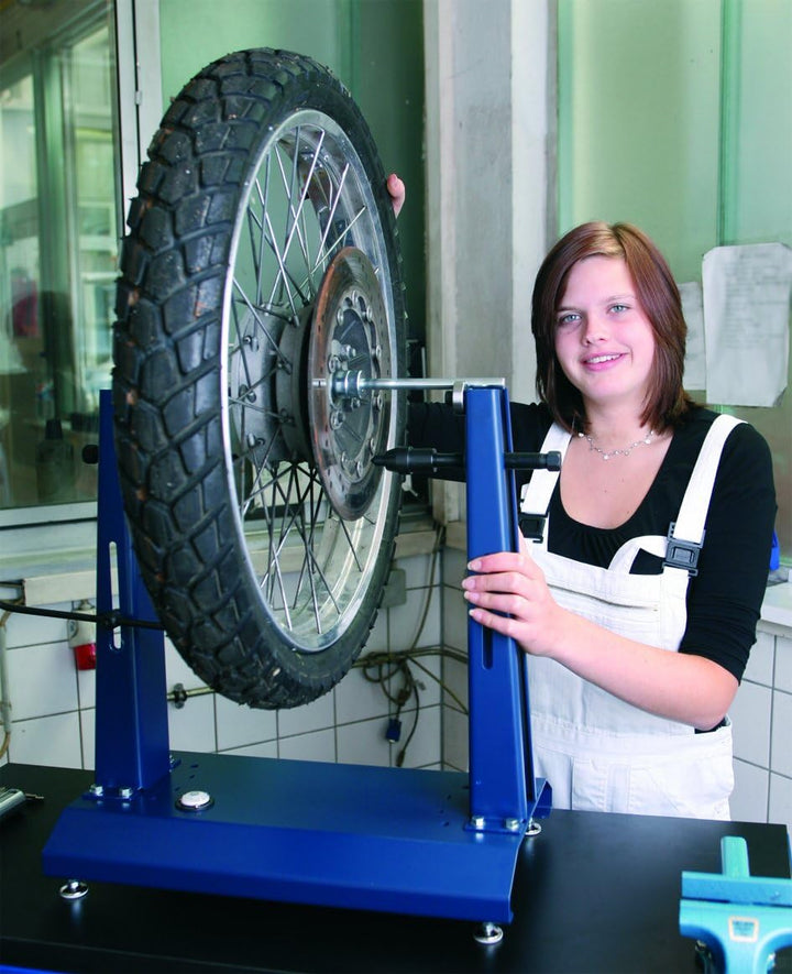 KUNZER 7WB01 Auswuchtgerät Wheel Balancer mit Präzisionskugellager, Stahlstützen, Messspitzen - für