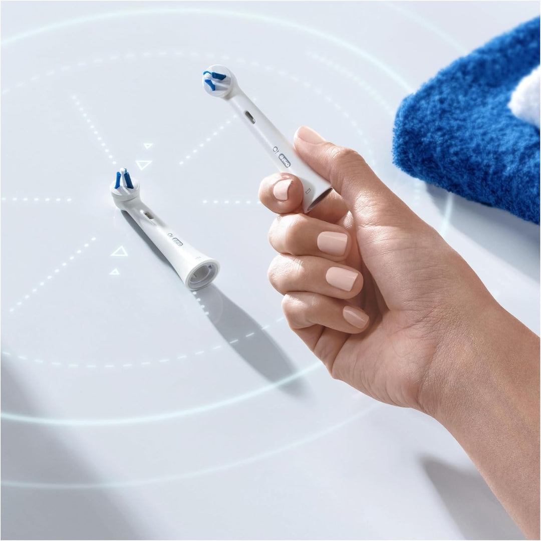 Oral-B iO Spezialisierte Reinigung Aufsteckbürsten für elektrische Zahnbürste, 2 Stück, Oral-B’s bes