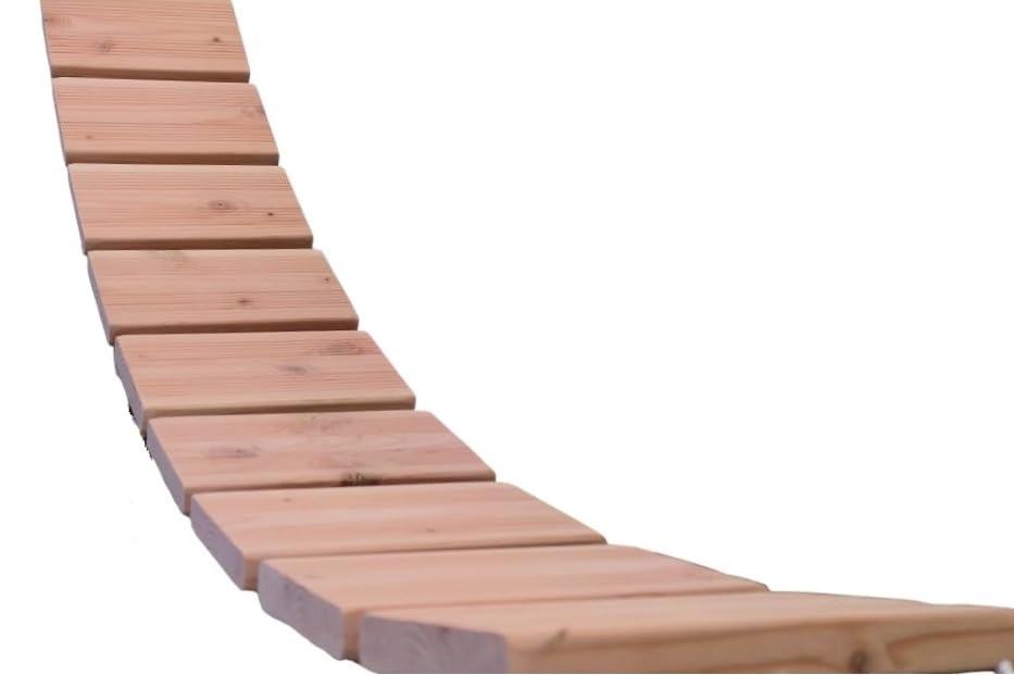 Outdoor Hängebrücke für Katzen - 100cm x 16cm - Kletterwand Catwalk Spielplatz WE-HB-D16-100