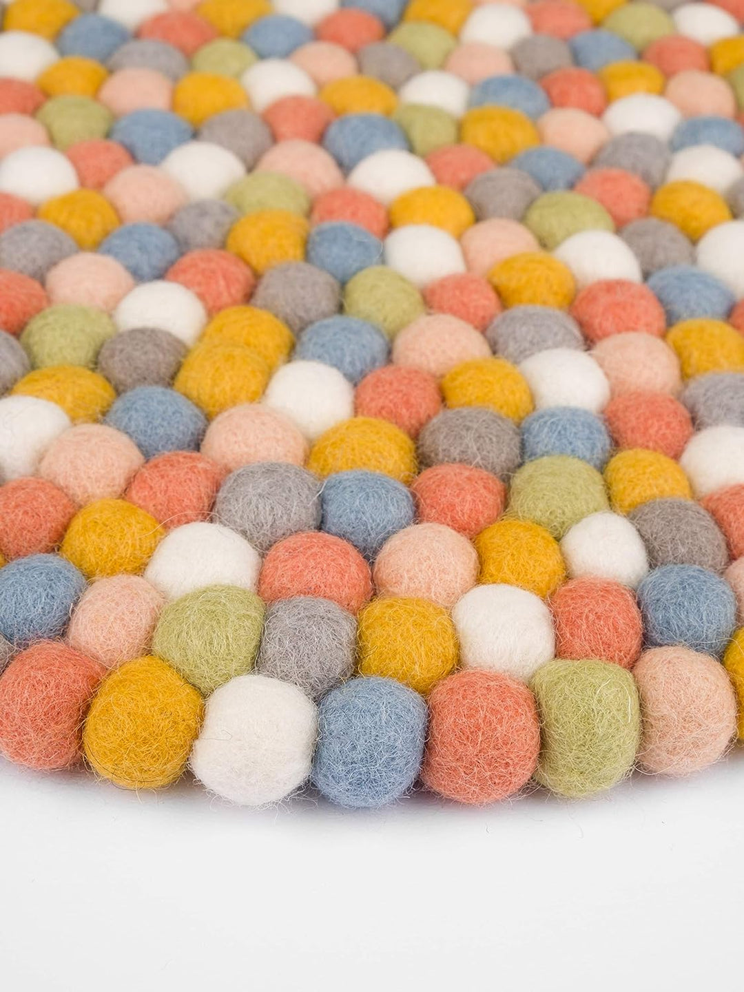 myfelt Liese Sitzauflage, Filzkugel, Wolle, rund 36 cm, Liese