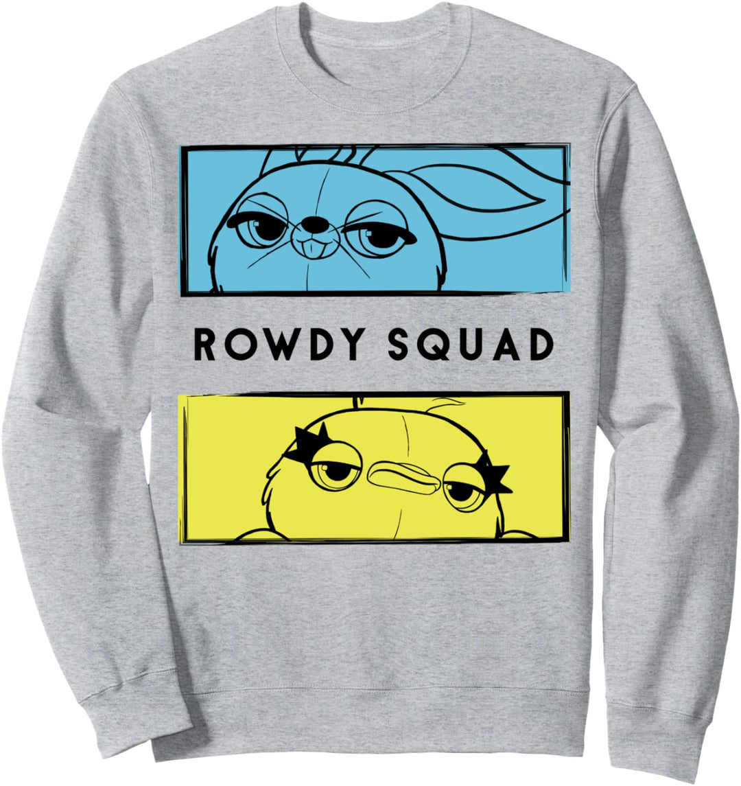 Disney Pixar Toy Story 4 Ducky & Bunny Rowdy Bold Text Sweatshirt