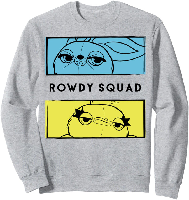 Disney Pixar Toy Story 4 Ducky & Bunny Rowdy Bold Text Sweatshirt