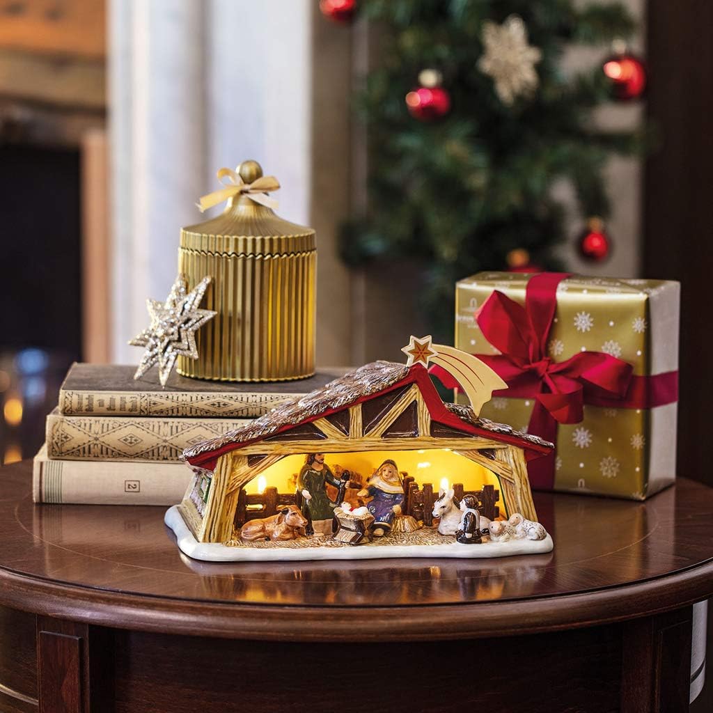 Villeroy und Boch Christmas Toy's Memory Krippe, dekorative Krippe für unter den Weihnachtsbaum, Har