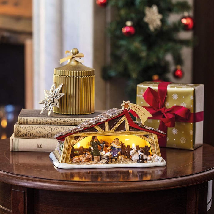 Villeroy und Boch Christmas Toy's Memory Krippe, dekorative Krippe für unter den Weihnachtsbaum, Har