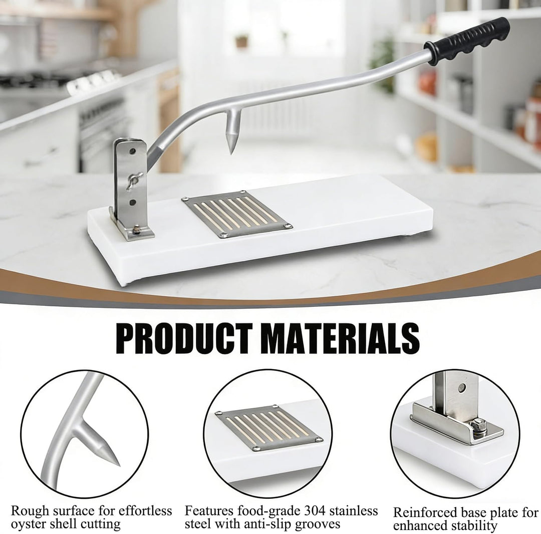 Professioneller Austernöffner,Stainless Steel Austernmesser,Comercial Austern-Öffner-Kit,für Restaur
