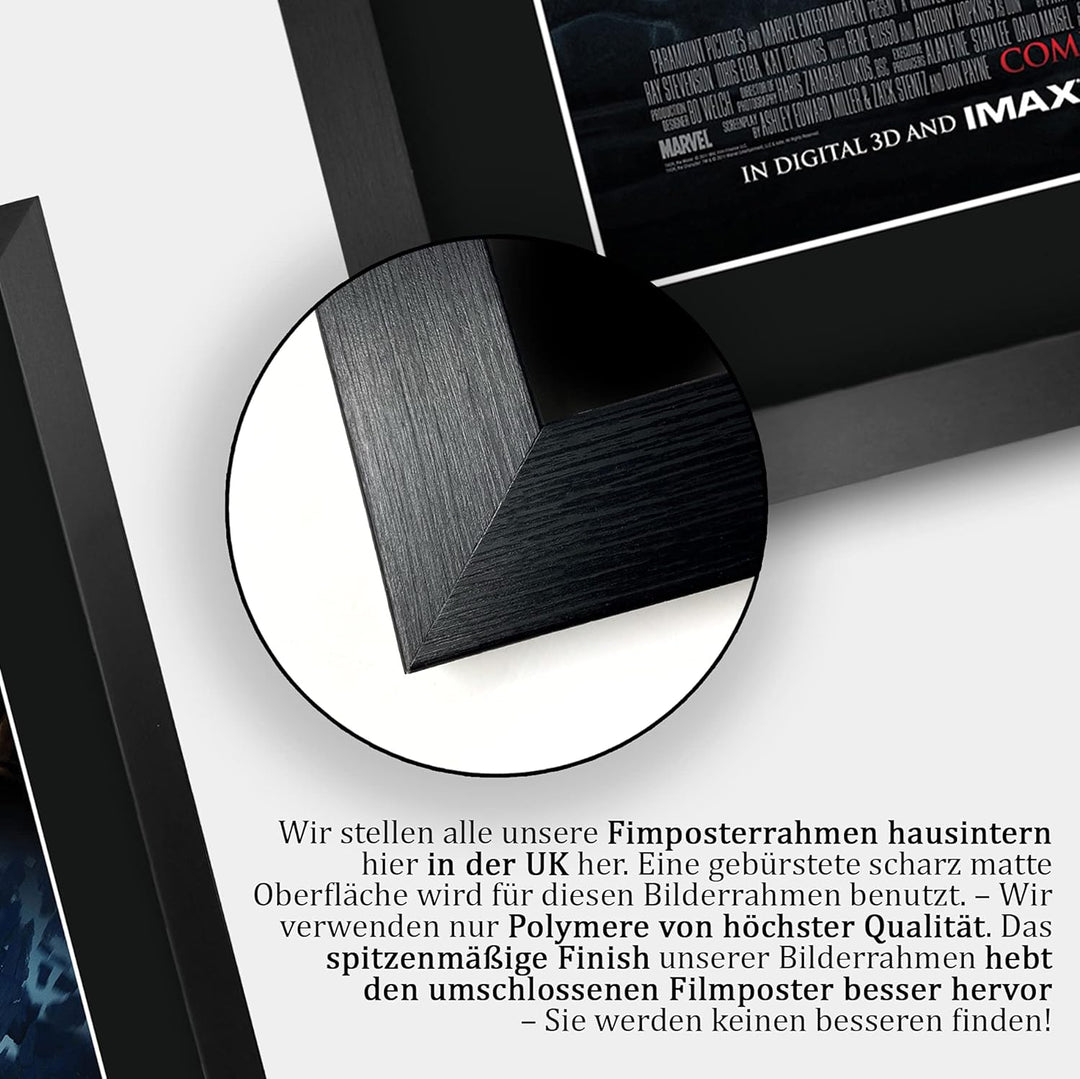 HWC Trading Thor A3 Gerahmte Signiert Gedruckt Autogramme Bild Druck-Fotoanzeige Geschenk Für Chris