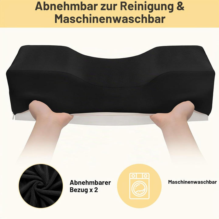CGBE U-förmiges Wimpernkissen für Wimpernverlängerungen: Nackenkissen Zur Wimpernverlängerung, Ergon