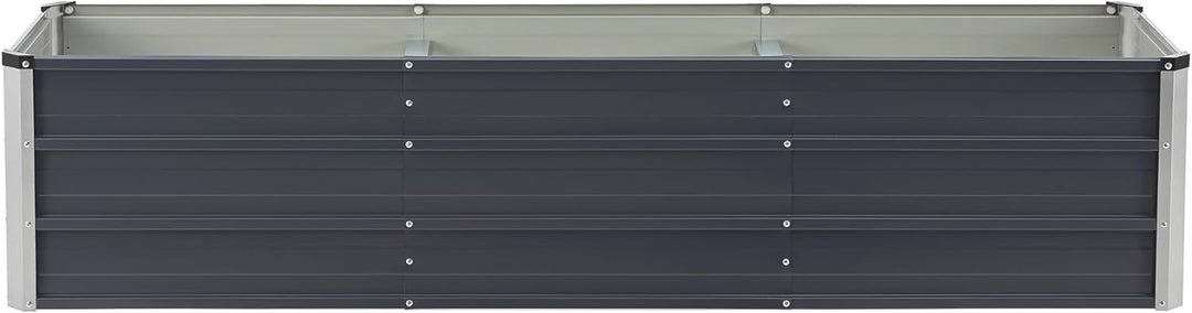 [en.casa] Pflanzbeet Nijmegen 183 x 47 x 40 cm Blumenbeet mit 2 Mittelstreben Hochbeet wetterfest Pf