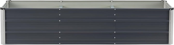 [en.casa] Pflanzbeet Nijmegen 183 x 47 x 40 cm Blumenbeet mit 2 Mittelstreben Hochbeet wetterfest Pf