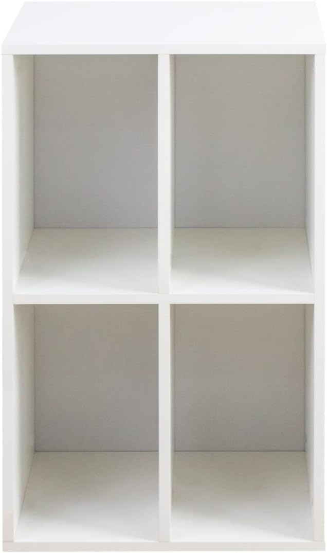 Schallplattenschrank - Aufbewahrung von Schallplatten - Plattenspielermöbel - weiss