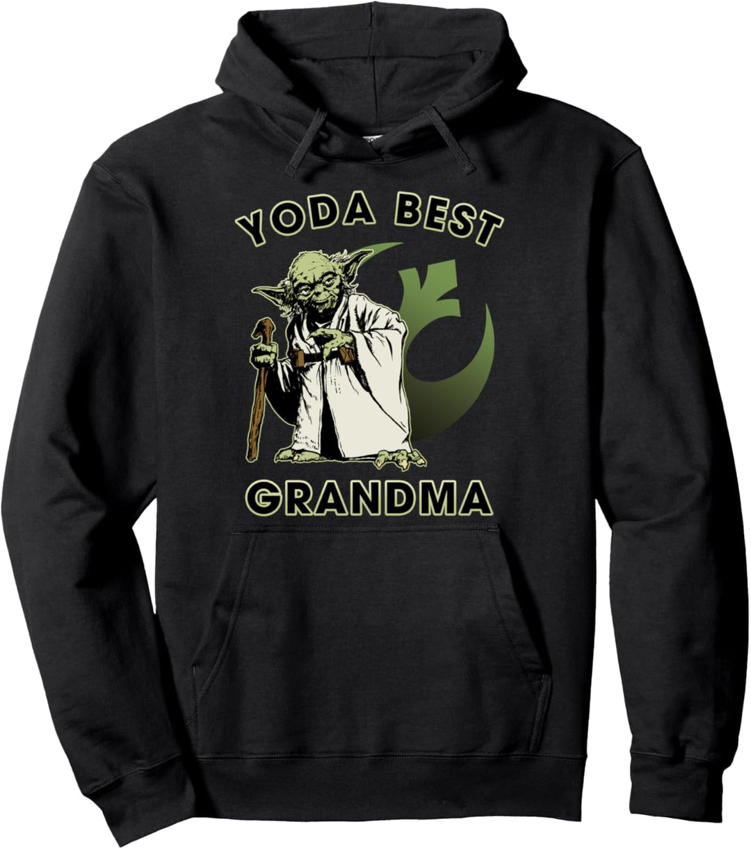 Star Wars Yoda Best Grandma Rebel Logo Pullover Hoodie